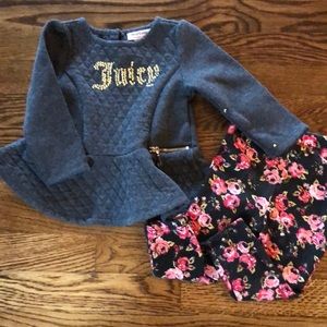 JUICY COUTURE TWO PEICE SET
